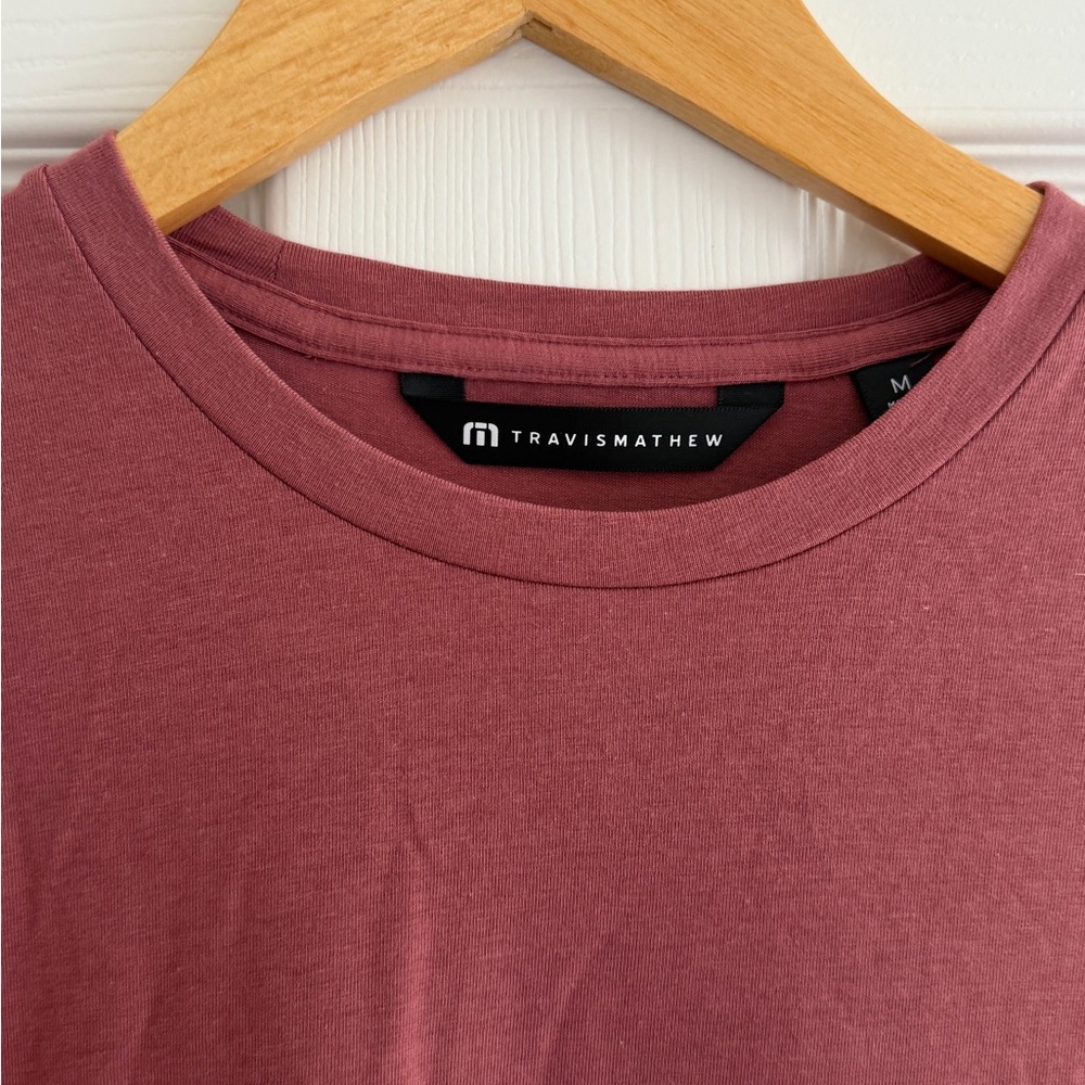 Travis Mathew Men's Burgundy Tee